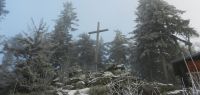 23 drei tage vor weihnachten - nebel im tal - am knogl streiten sich sonne und nebel
